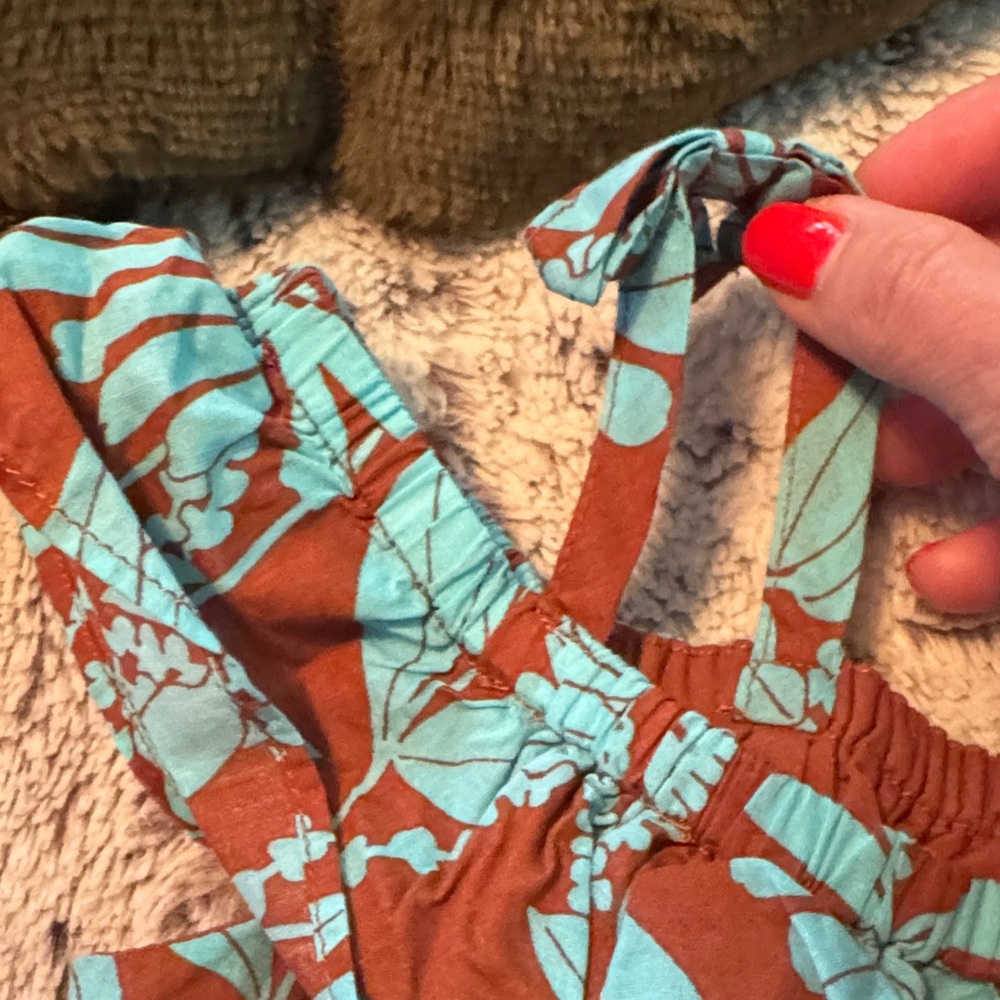 Floral Kids Janie and Jack Hawaiian print Set - Picture 8 of 8